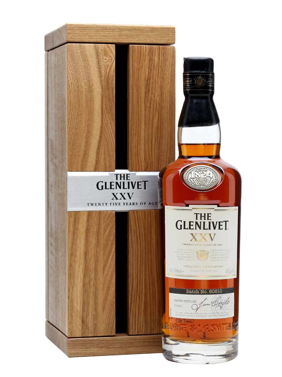 Glenlivet 25 yrs / giftbox - 70cl